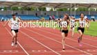 302 Sally Smith (Wakefield) wins from 233 Nisha Desai (Trafford AC) and 322 Kate Would (Derby AC) in the senior womens 400 metres, Northern Senior and Under-20 Champs., Sport City, Manchester. Photo: David T. Hewitson/Sports for All Pics